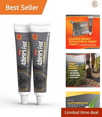 Powerful Antifungal Cream, 1.25 oz - Daily Treatment for Jock Itch & Foot Fungus