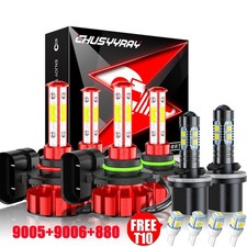 For Chevy Tahoe 2000-2006 LED Headlight High Low Beam Fog Light Bulbs Combo