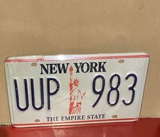 Targa Auto Americane New York Empire State Ancora Nel Cellophane 