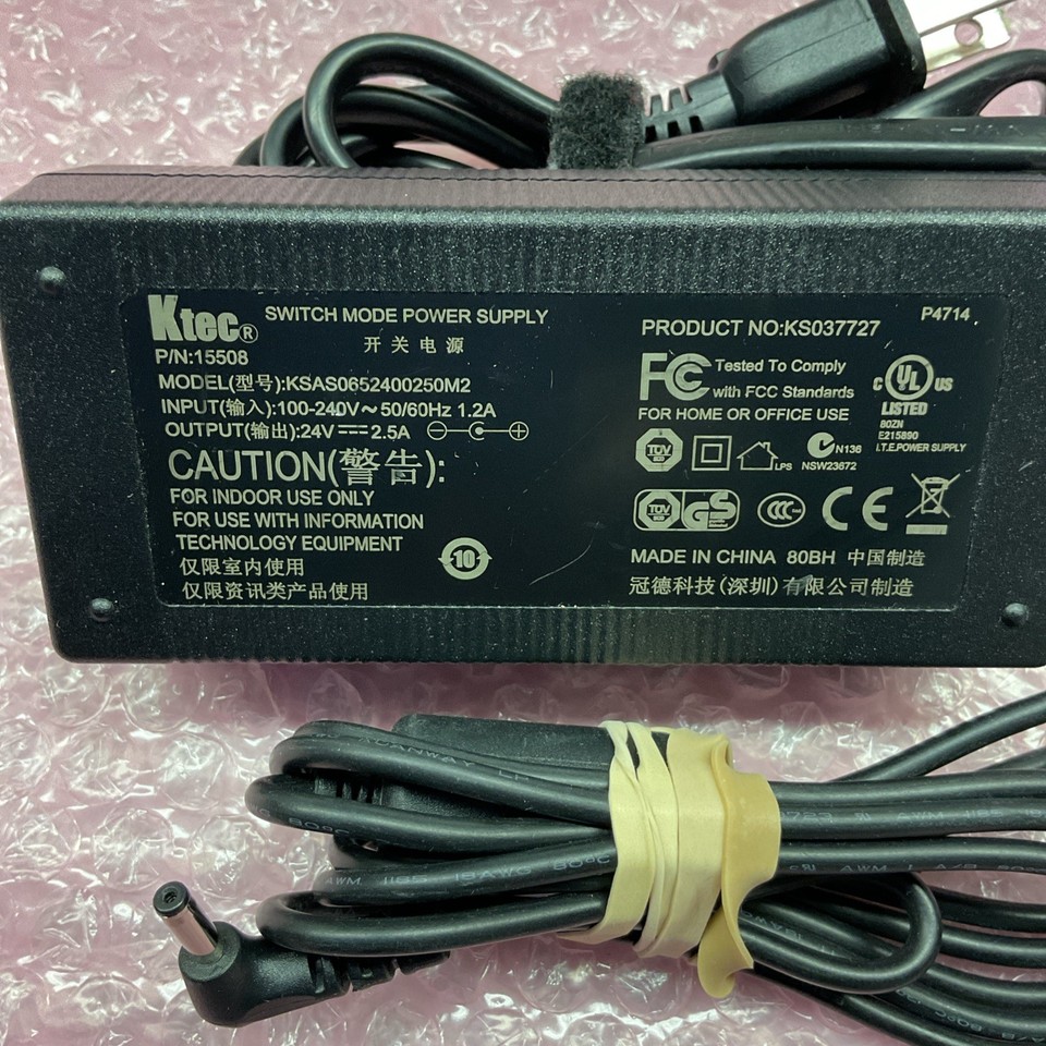 Chargeur Ktec KSAD0500220W1EU 5V Noir - Adaptateur Secteur D'occasion