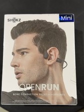 Shokz - OpenRun Mini S803 Bone Conduction Open-Ear Endurance Headphones - Black