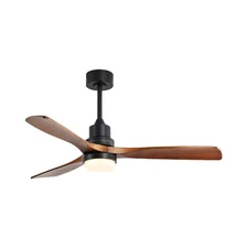52'' Indoor Ceiling Fan w Led Light Blades Remote Control Reversible DC Motor