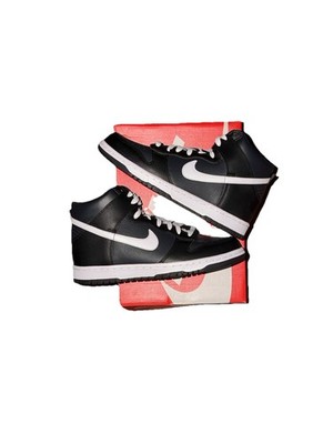 Size 7Y - Nike Boy's Dunk Hi Black White Anthracite DH9751 001  (NEW)
