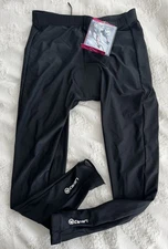 Canari Cycling Tights Womens Large Stretch, Padded Ankle Velocity NWT