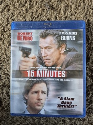 15 Minutes (Blu-ray, 2001) RARE OOP NEW SEALED Robert Deniro Edward Burns