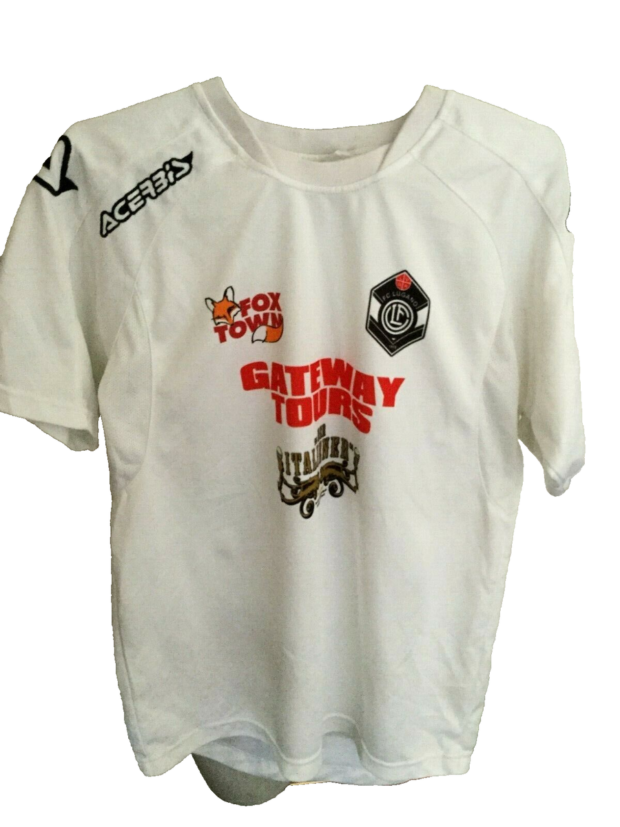 Lot De 3 Maillots Acerbis Lugano Suisse - Football - Taille S - Occasion