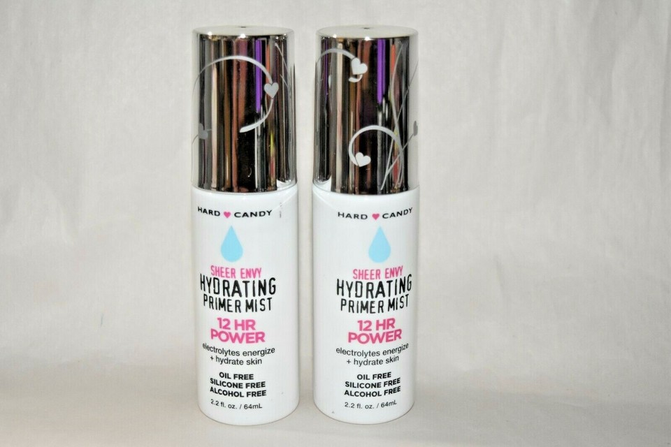 2x Hard Candy Sheer Envy Mattifying long wear glow Setting Spray U