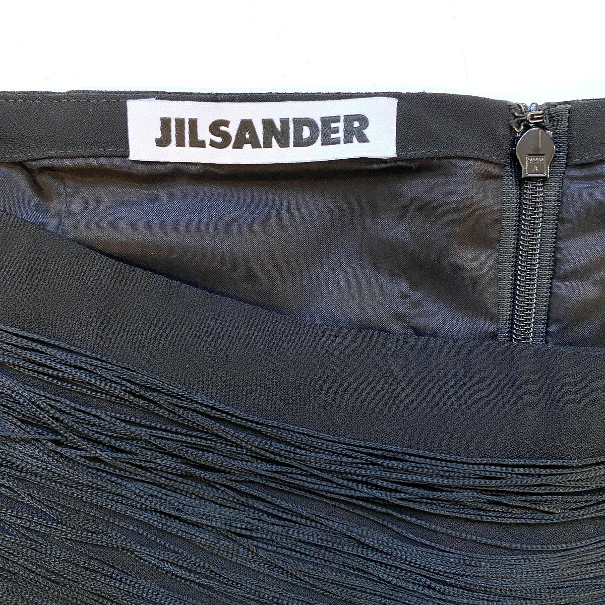 NWT Jil Sander '09 RAF Simons Modernist 20s Flapper Fringe