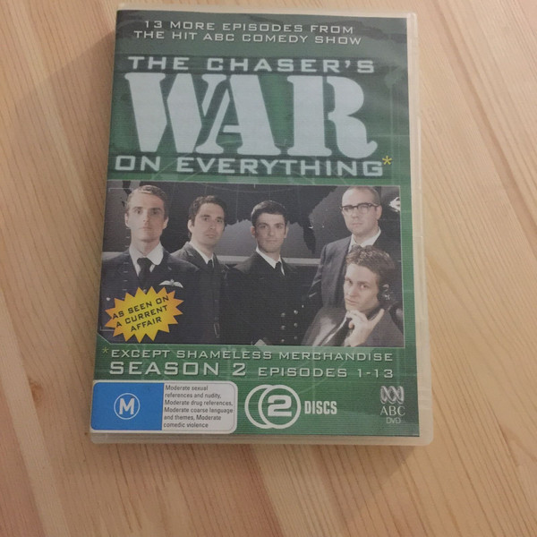 Light, DVD case chaser's war on everything season 2 volume 1 (9398710745399)