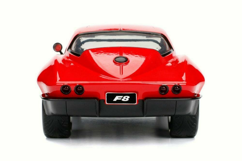 1 24 Letty's Red Chevy Corvette Jada Toys Fast Furious 8 Die-cast