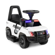 6V Kids Ride-on Electric Car Gift Kids w/Real Megaphone  Siren Flashing Lights