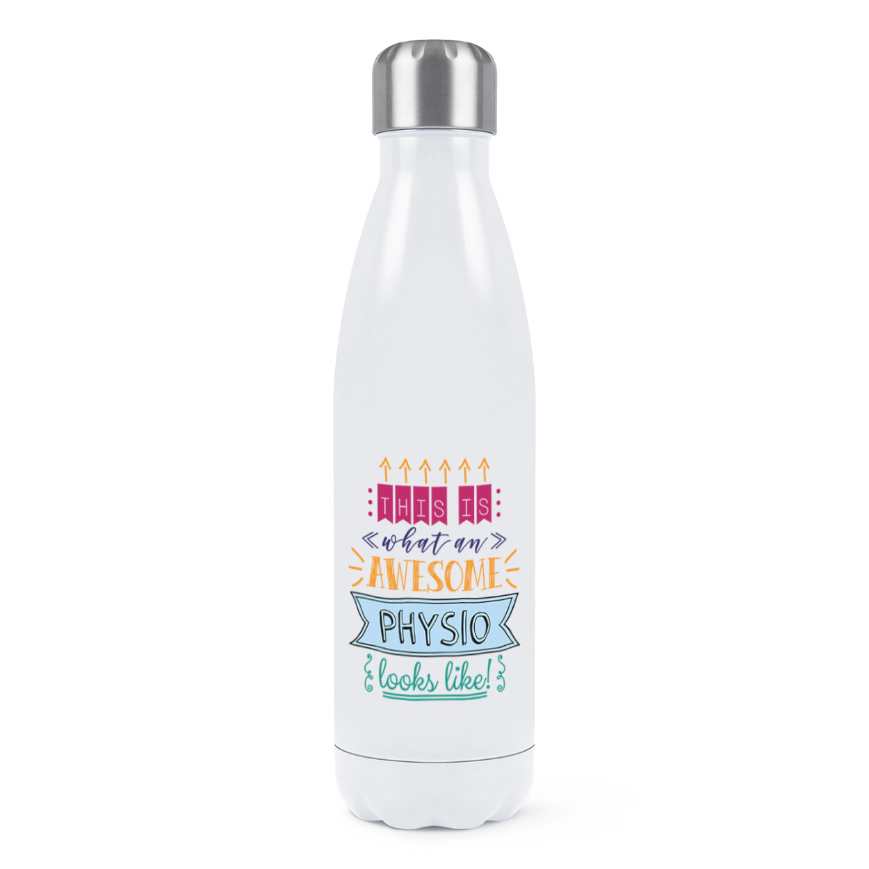 This Is What An Awesome Physio Looks Like Double Wall Water Bottle Funny Best