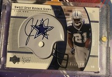 Julius Jones 2004 Upper Deck Sweet Spot Rookie Signatures Auto Tier One #17/199