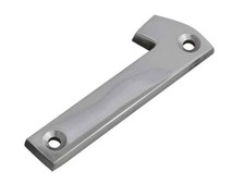 Image of POLISHED CHROME FRONT DOOR NUMBER ONE & SCREWS 3" Metal Numeral 1 Home Plaque