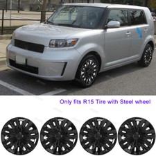 4pcs 15 Wheel Cover Snap On Hub Cap R15 Tire Steel Rim For Scion Xb 2004-2015