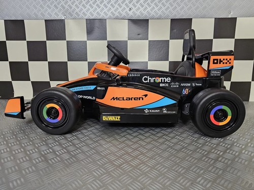 McLaren Formel 1 Go Kart Kinderauto Elektro Kinderfahrzeug 12V Leder EVA Musik - Bild 5 von 11