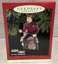 Hallmark 1996 Keepsake Ornament STAR TREK Commander William T. Riker