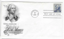 1966-FIRST DAY COVER-#1304-WASHINGTON