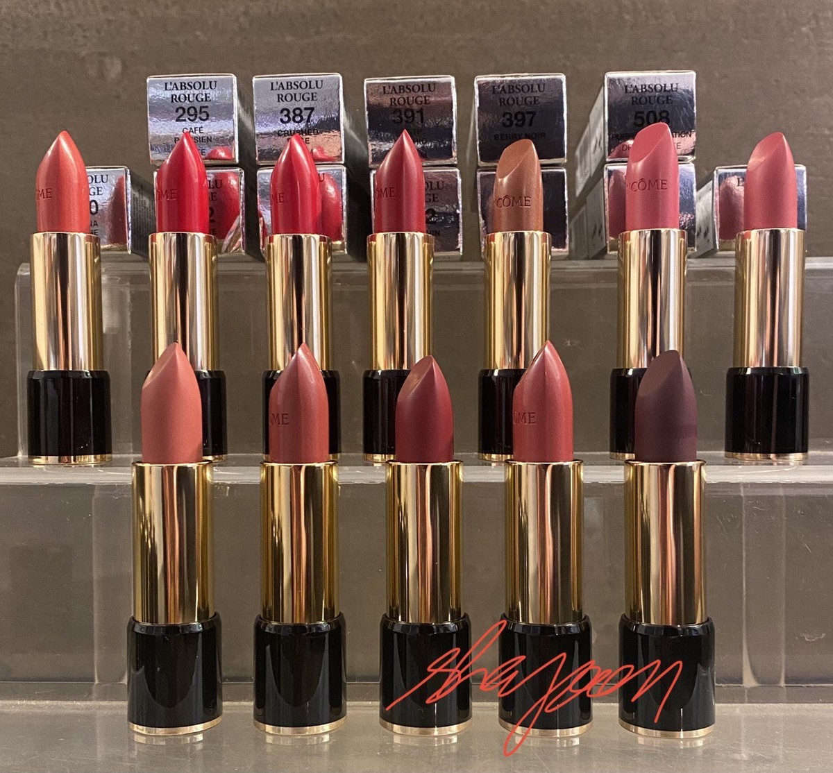 LANCOME L'ABSOLUE ROUGE LIPSTICK FULL SIZE CHOOSE YOUR FAVOR COLOR