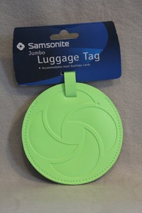 samsonite lime green luggage