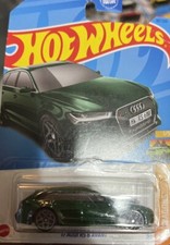 Hot Wheels  17 Audi RS 6 Avant Green 187/250 HW Wagons 1/5 Free Shipping 