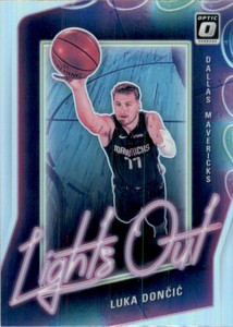 Luka Doncic 2020 Optic #10 Lights Out - Holo Price Guide - Sports 