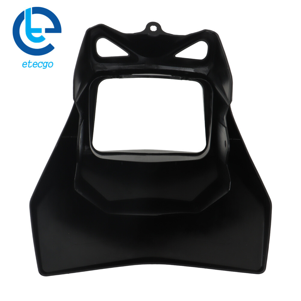 Suzuki DR-Z400S DRZ400SM Headlight Cover - Black Plastic, PIT66