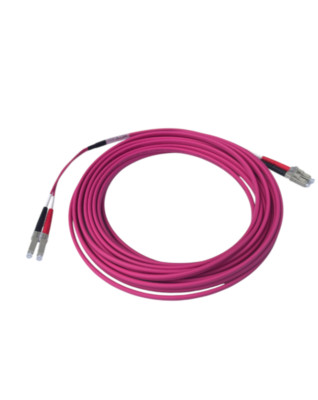 10er Pack LWL Patchkabel beidseitig mit Stecker LC in 0,5 bis 7 m(OM4 ...
