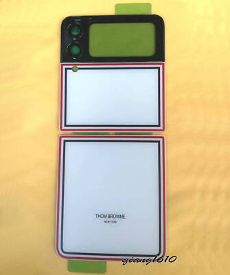 Battery Back Cover Glass+Camera Lens For Samsung Galaxy Z Flip 3 F711