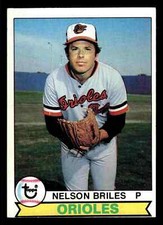 1979 Topps Nelson Briles #262 - Baltimore Orioles