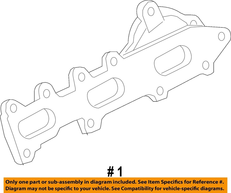 FORD OEM 1821 Expedition Exhaust System Exhaust ManifoldManifold