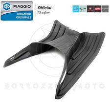 NUOVO TAPPETINO PEDANA ORIGINALE PIAGGIO NERO PER VESPA GTS SUPER 300