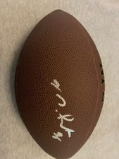 Montez Sweat Signed Autographed Wilson NFL Football (JSA)