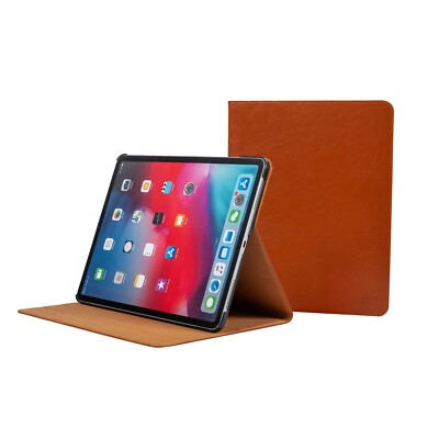 iPad Pro 11'' First Gen 2018 Genuine Cowhide Leather Stand Case Cover 