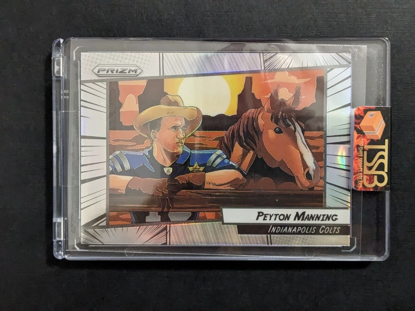 2022 Panini Prizm Peyton Manning Manga SSP Case Hit #M-9 Indianapolis Colts