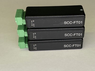 LOT OF 3 NATIONAL INSTRUMENTS SCC-FT01 FEED THROUGH COMPONENT 184040B-01