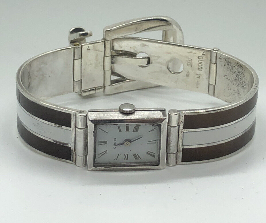 Gucci Vintage Sterling Silver Watch | eBay Gucci Vintage Sterling Silver Watch | eBay