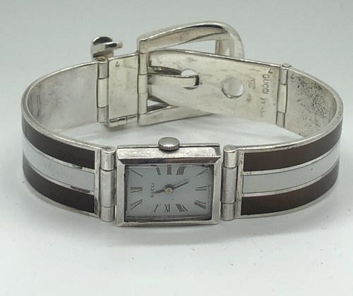 Gucci Vintage Sterling Silver Watch | eBay