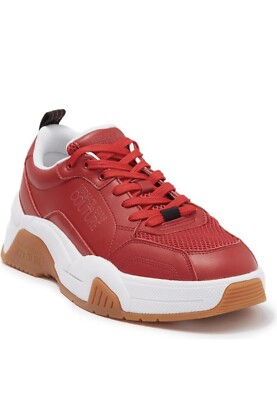 Mens Versace Jeans Couture Fondo Fire 1 Sneakers Red US 8 EUR 41