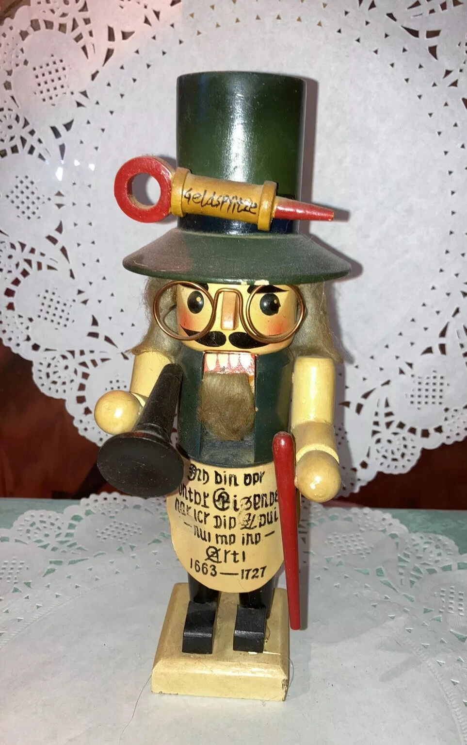 10” Nutcracker “ Santa’s Workbench”
