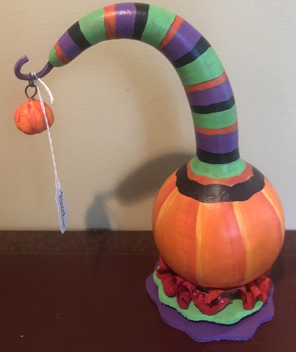 A Carol Creation Handmade Gourd Pumpkin with Mini-Pumpkin Tassel - Picture 4 of 5