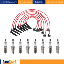 8mm Wireset + 8 Platinum Spark Plug fit 1997-1999 Ford Expedition 4.6L V8 WR5934