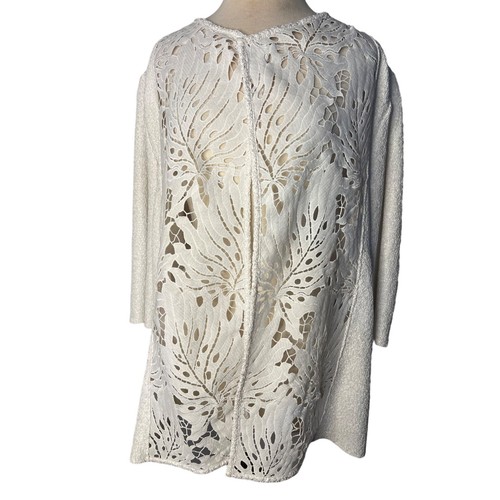Travelers collection by Chicos 3P/US-LP16-18 White Cardigan Shacket Open Front - 第 1/16 張圖片