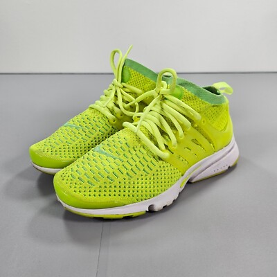Nike Damen Turnschuhe Grün 5 UK Laufschuhe Air Presto Mid Flyknit 835738-300