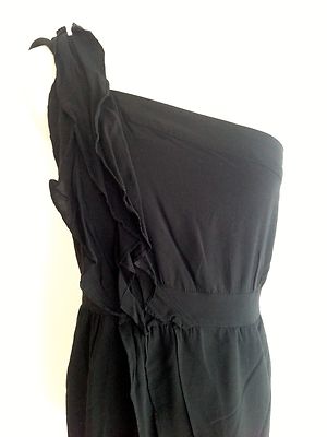 BCBGeneration One-Shoulder Dress Black Size 4 | eBay