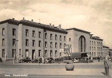 AK Gera Hauptbahnhof Echt Foto Postkarte DDR 1965