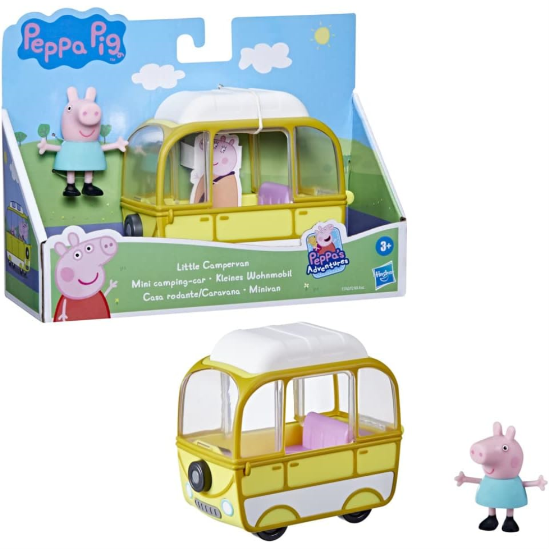 Peppa Pig Little Campervan Little with 7.5cm Figure New Kids Childrens Toy
