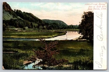 Postcard Connecticut New Haven Cold Spring Foot of East Rock 47V