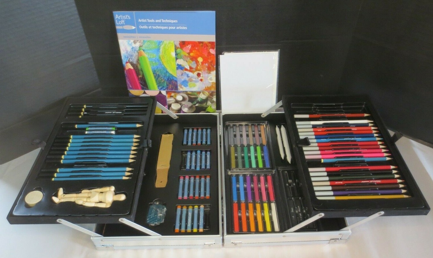 Artist's LoftMedia Art Set in Aluminum Case95+ PiecesPencils