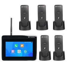Retekess TD125 7-inch Wireless Voice Pager Two-Way Intercom System Tea-house Bar